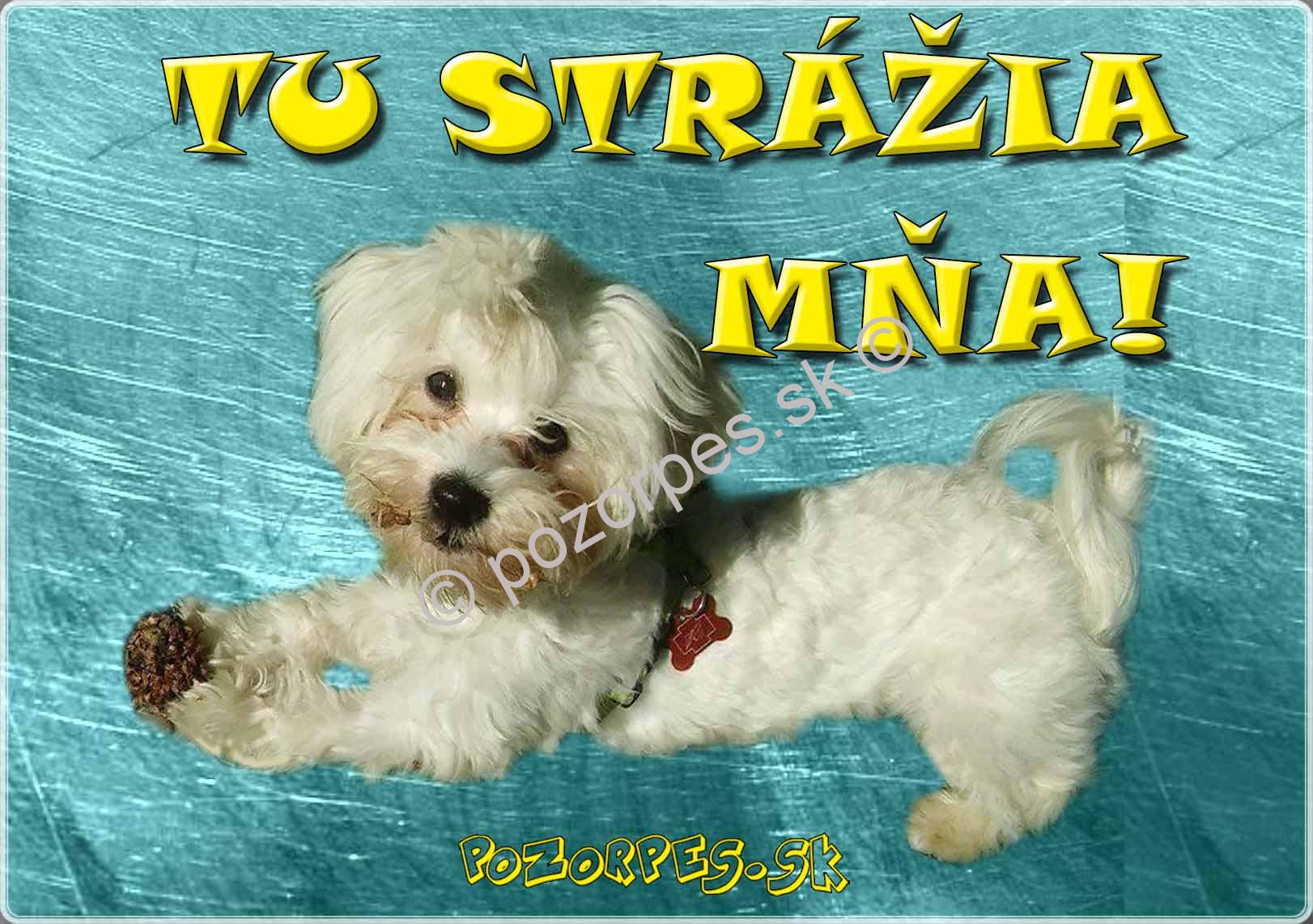 Pozorpes.sk,  výstražná tabuľka 