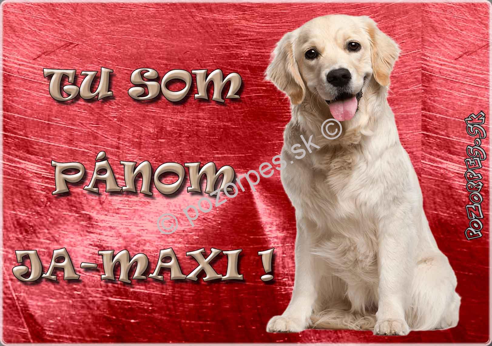 Pozorpes.sk,  výstražná tabuľka