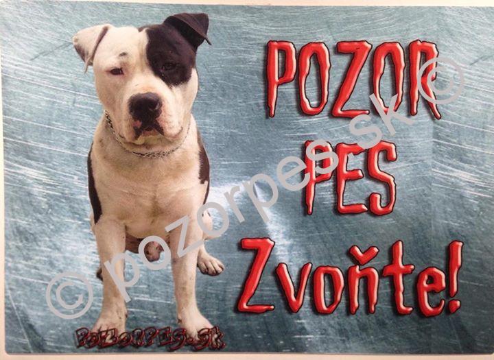 Pozorpes.sk,  výstražná tabuľka