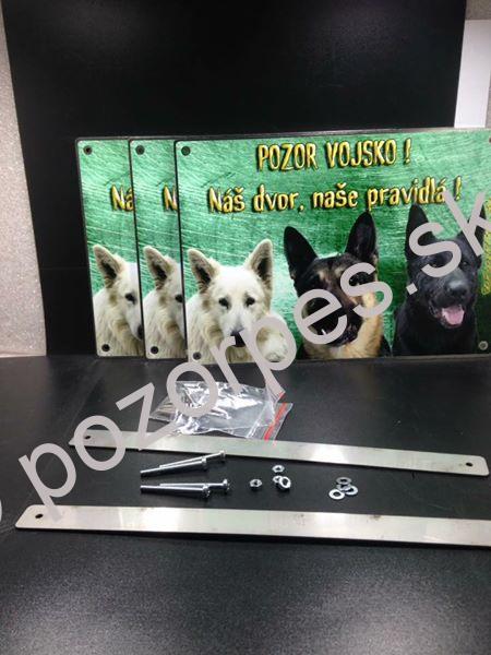 Pozorpes.sk,  výstražná tabuľka