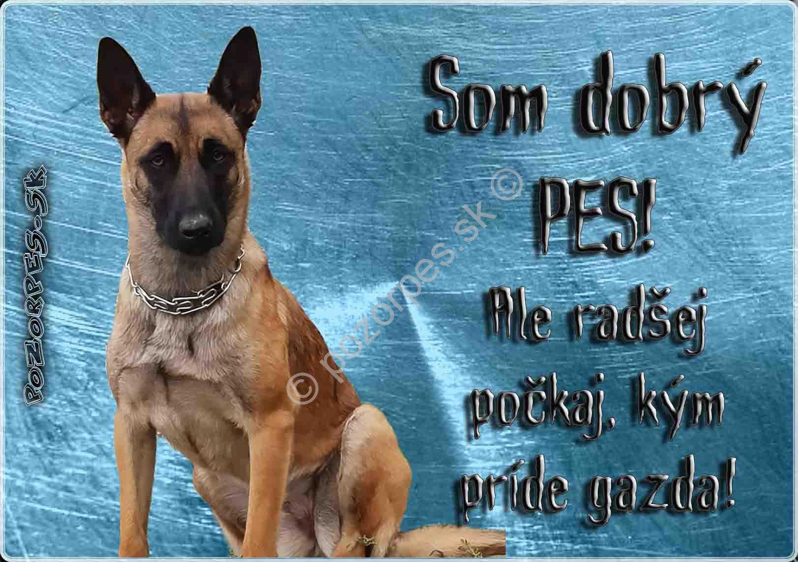 Pozorpes.sk, výstražná tabuľka