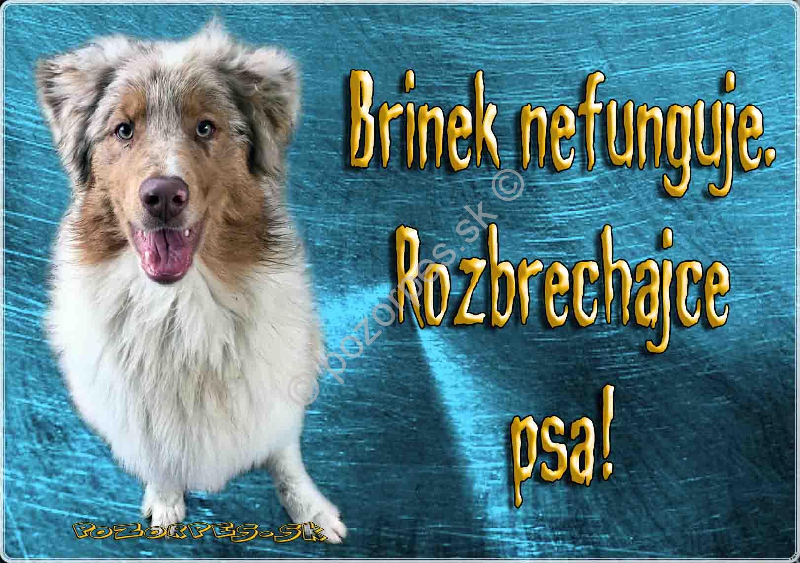 Pozorpes.sk,  výstražná tabuľka