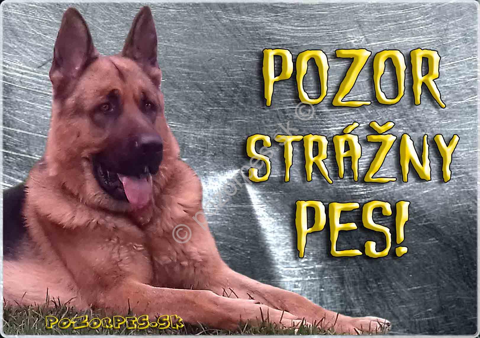 Pozorpes.sk, výstražná tabuľka