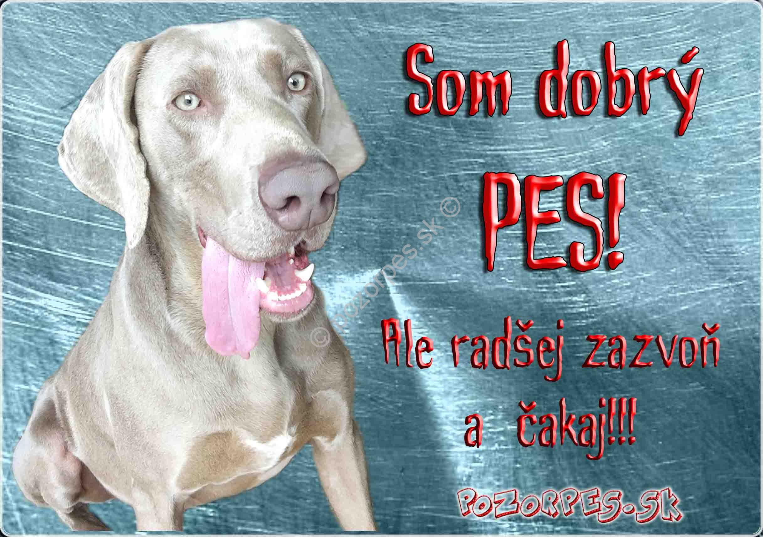 Pozorpes.sk, výstražná tabuľka