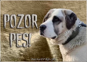 Hliníková tabuľka  pozorpes.sk