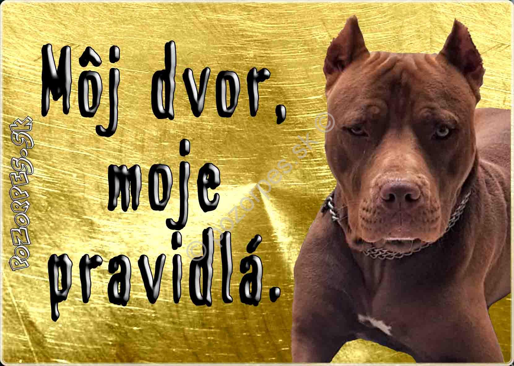 Pozorpes.sk, výstražná tabuľka