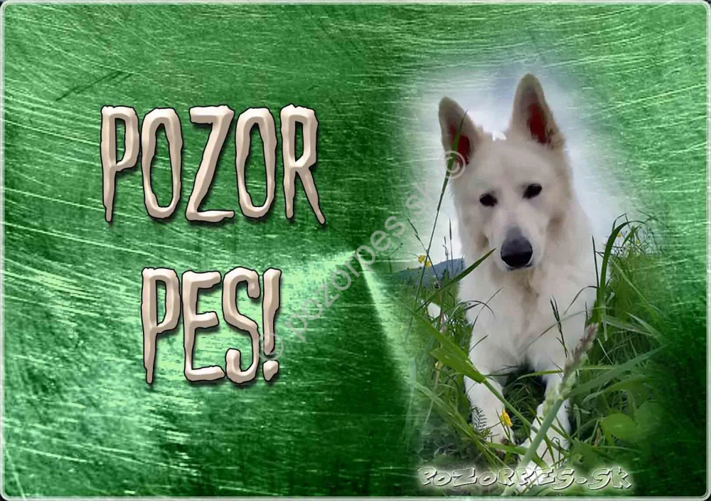 Hliníková tabuľka pozorpes.sk