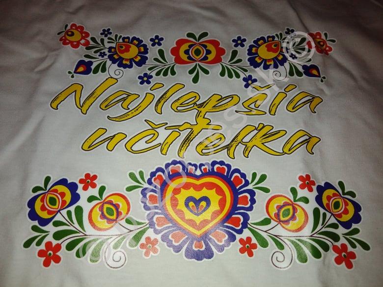 Tričko Najlepšia učiteľka