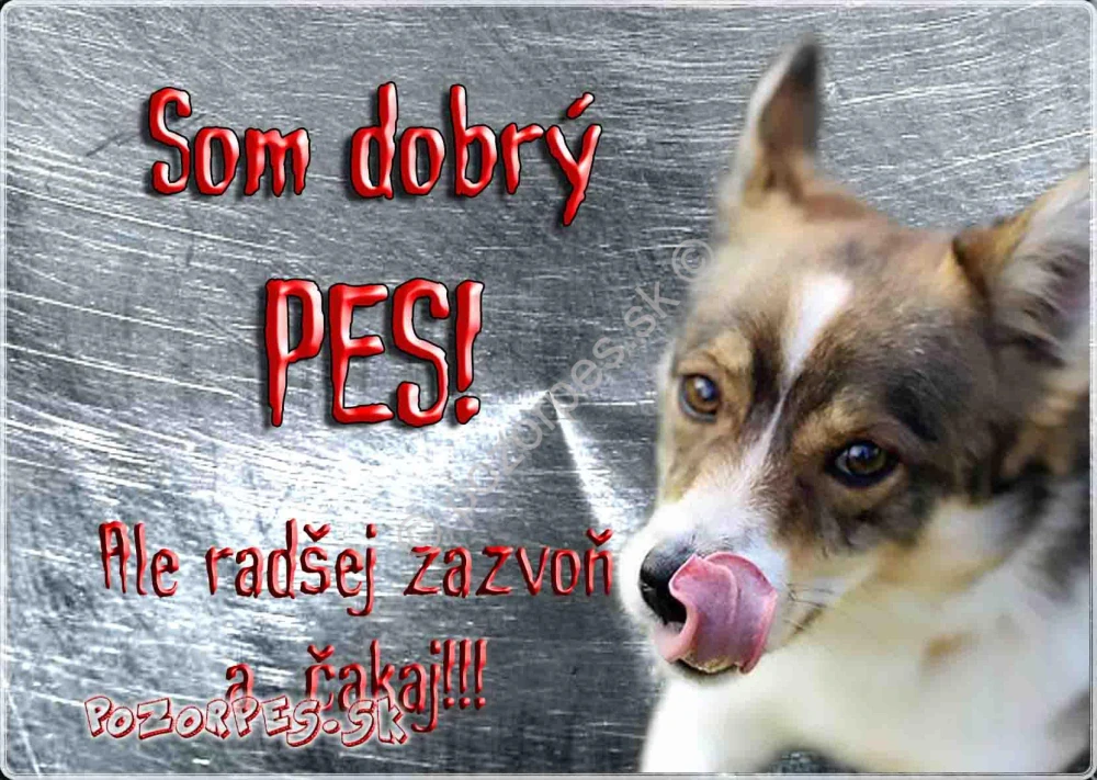 Hliníková tabuľka pozorpes.sk