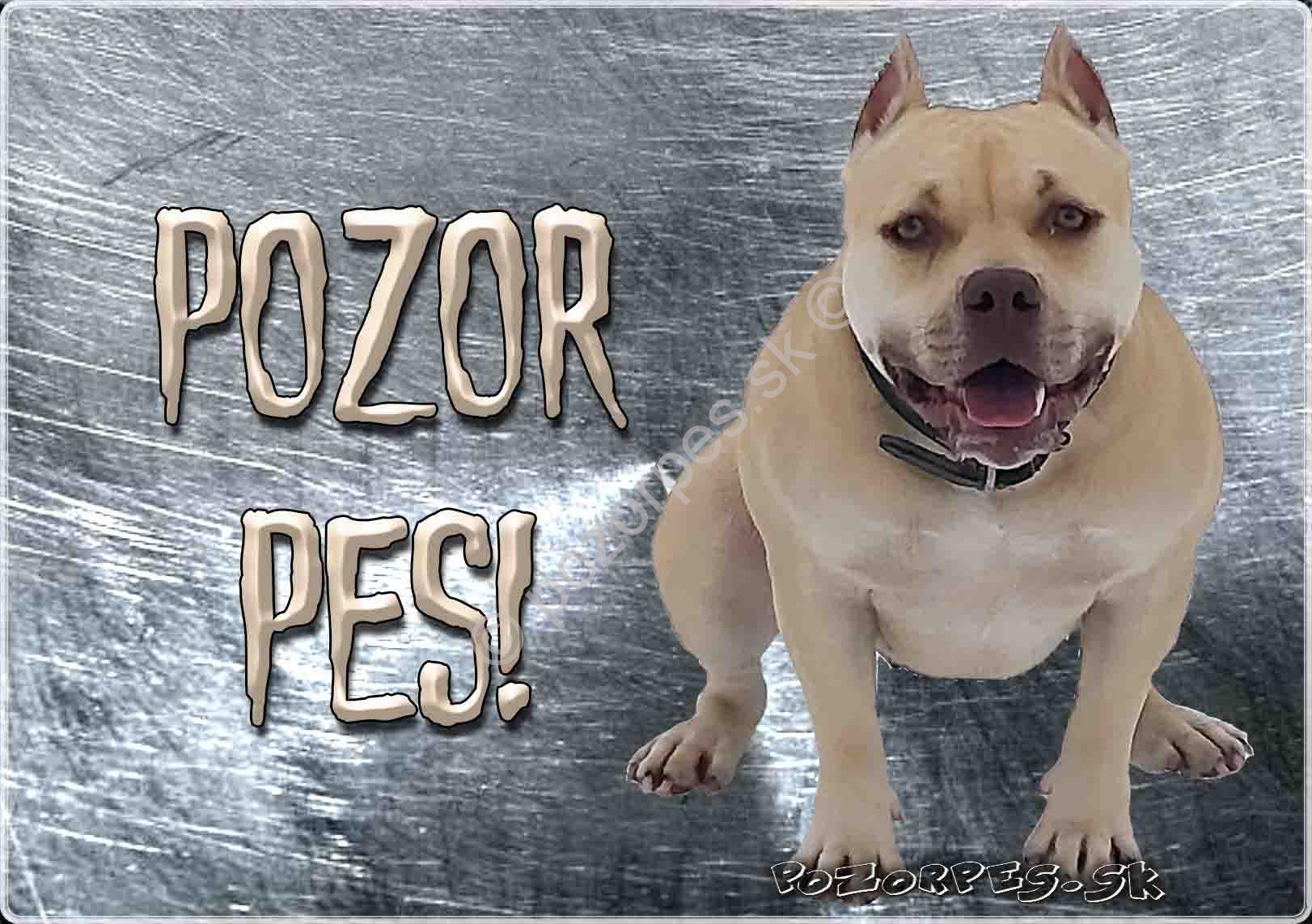 Pozorpes.sk, výstražná tabuľka
