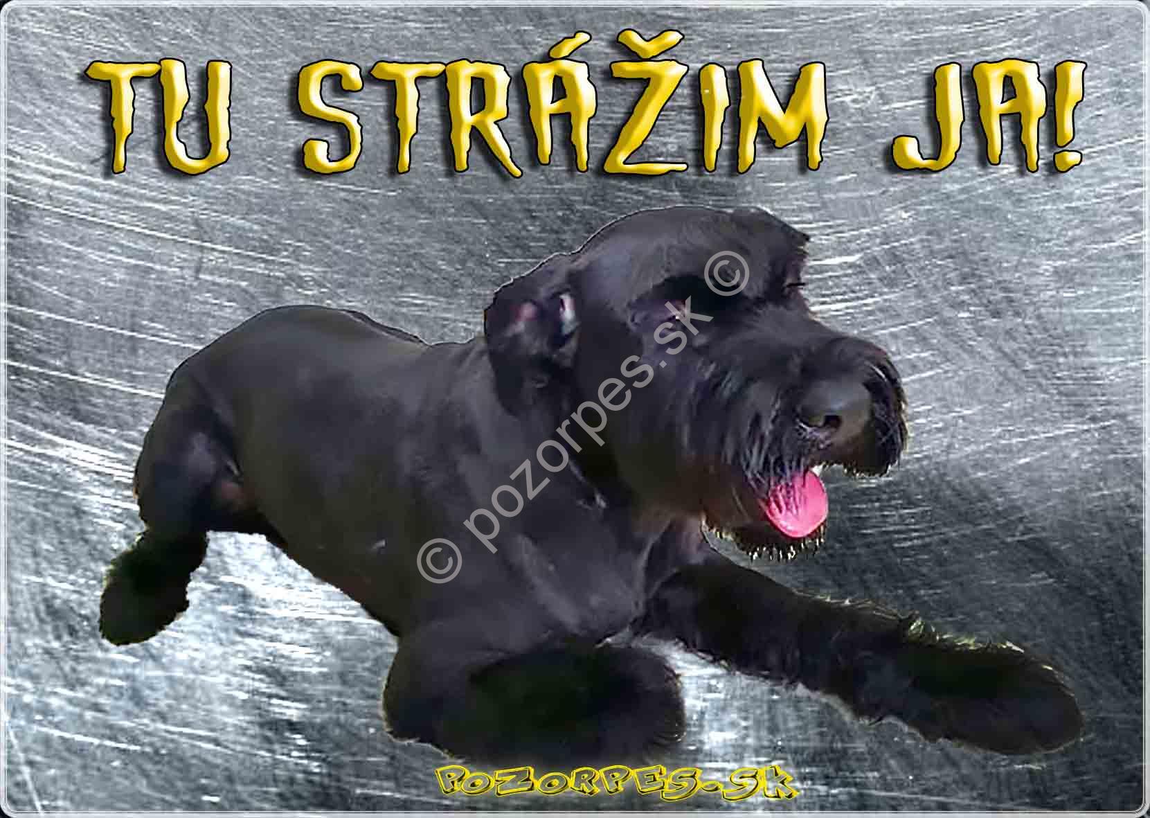 Pozorpes.sk, výstražná tabuľka