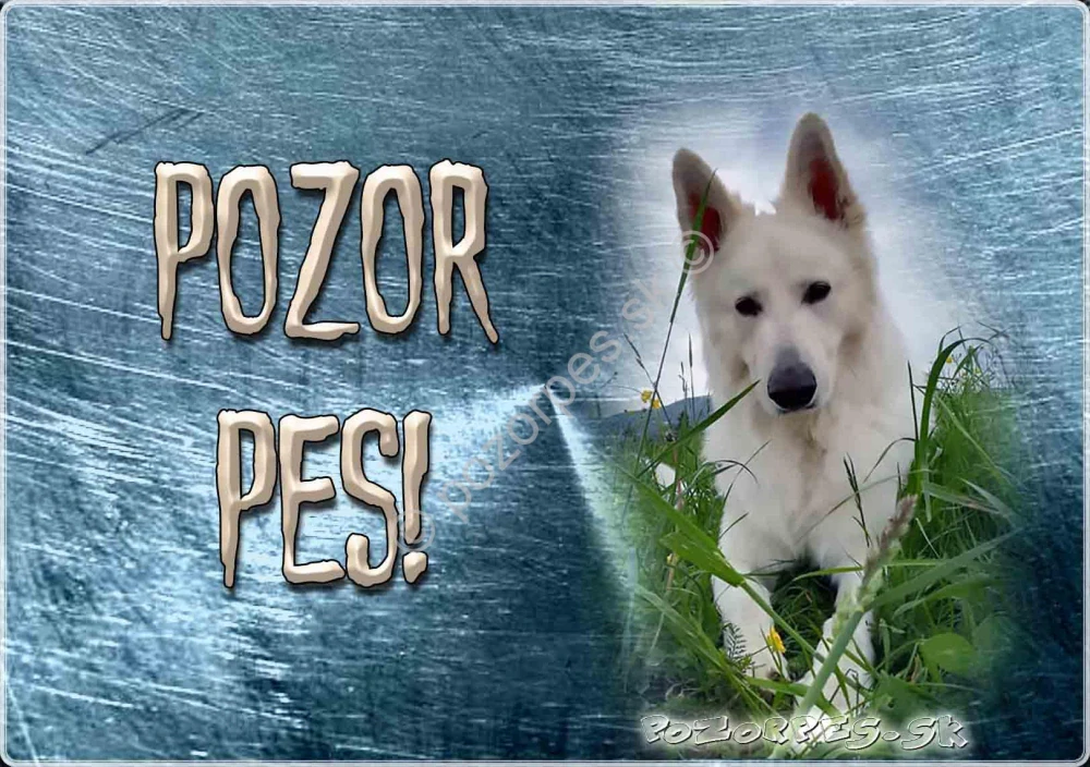 Hliníková tabuľka pozorpes.sk