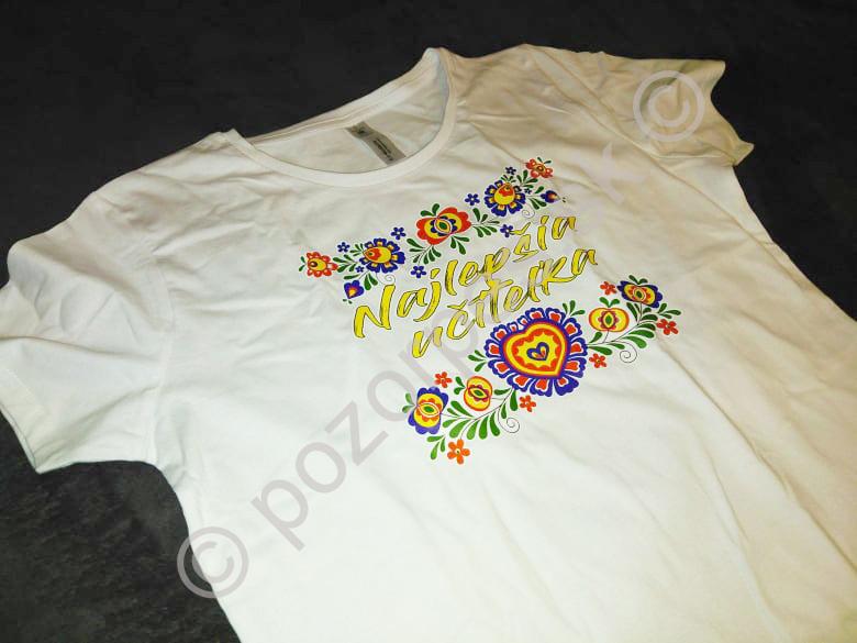 Tričko Najlepšia učiteľka