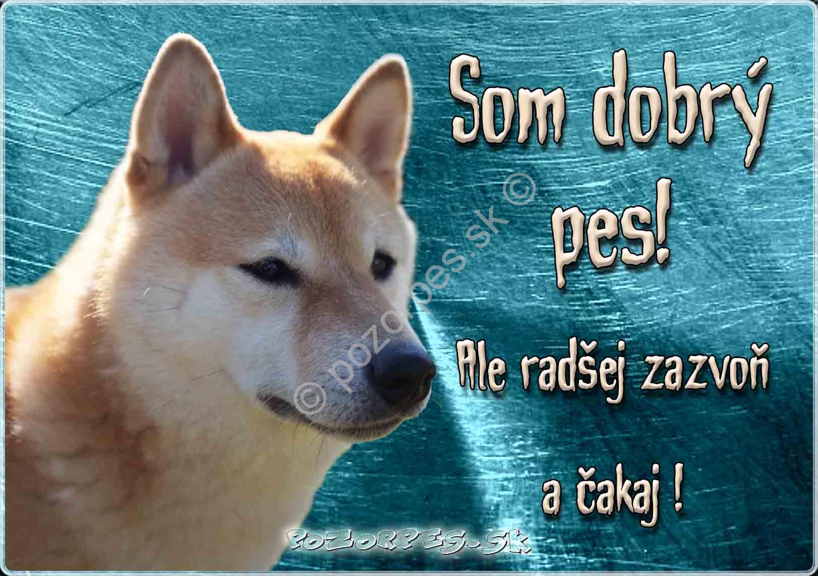 Pozorpes.sk,  výstražná tabuľka hliníková