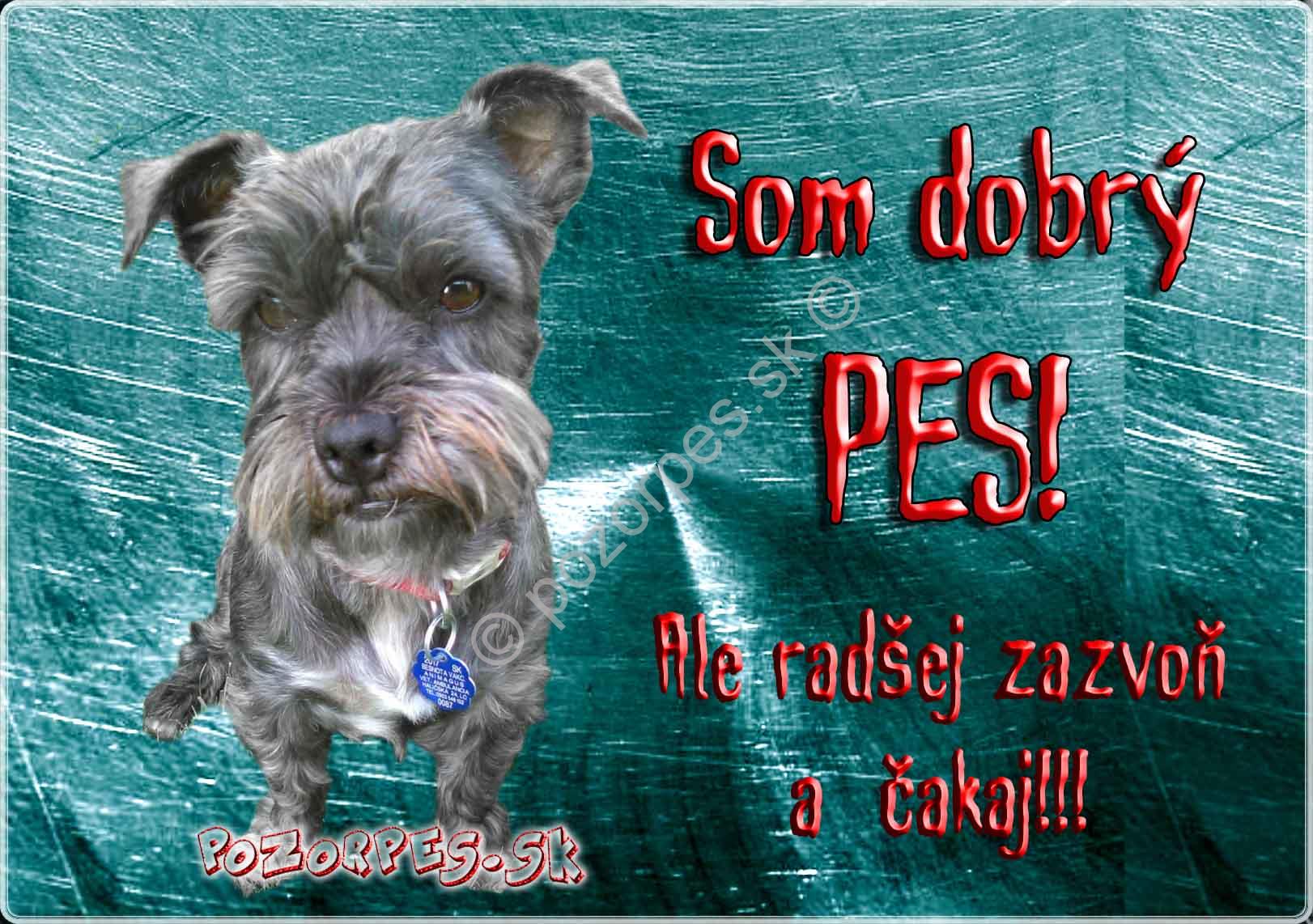 Pozorpes.sk, výstražná tabuľka
