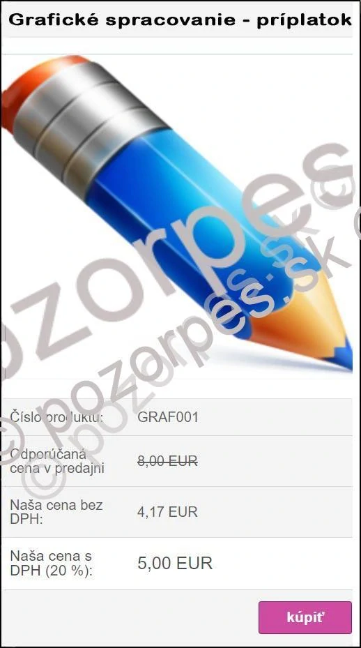 Pozorpes.sk,  výstražná tabuľka hliníková