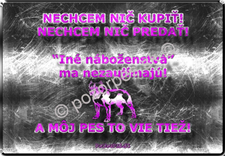 Pozorpes.sk,  výstražná tabuľka
