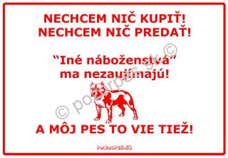 Pozorpes.sk,  výstražná tabuľka