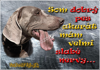 Pozorpes.sk,  výstražná tabuľka