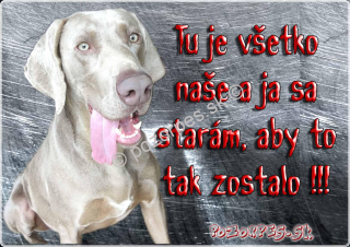Pozorpes.sk,  výstražná tabuľka