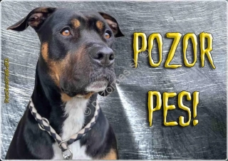 Pozorpes.sk,  výstražná tabuľka